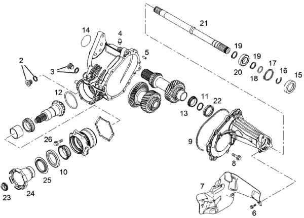 Transfer Case OPEL ANTARA 2.2 CDI 4x4 | 6 Speed