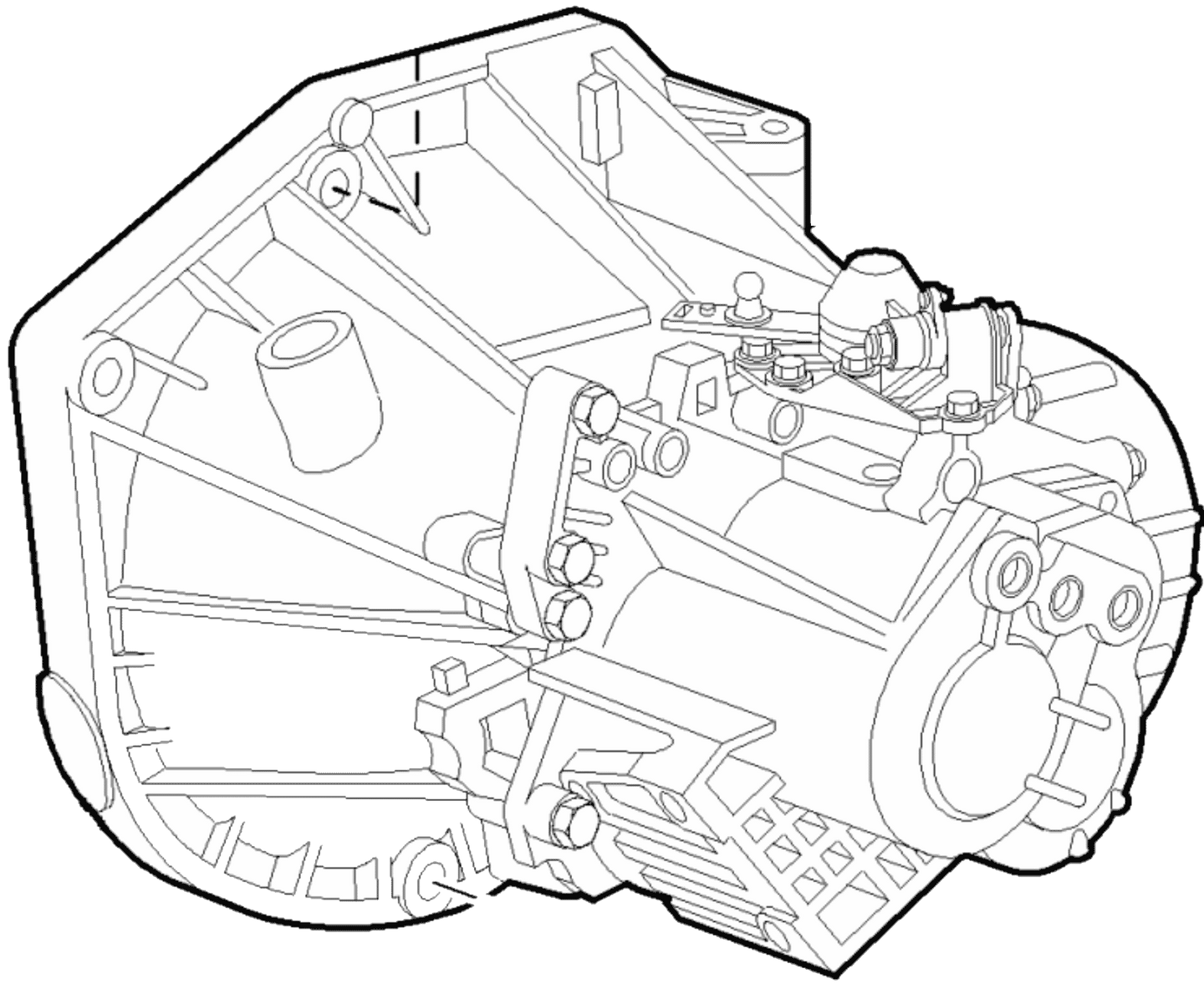 Boîte de vitesses Alfa Romeo GTV 3.2 reconstruite – Manuelle 6 vitesses – Réf. 55210105