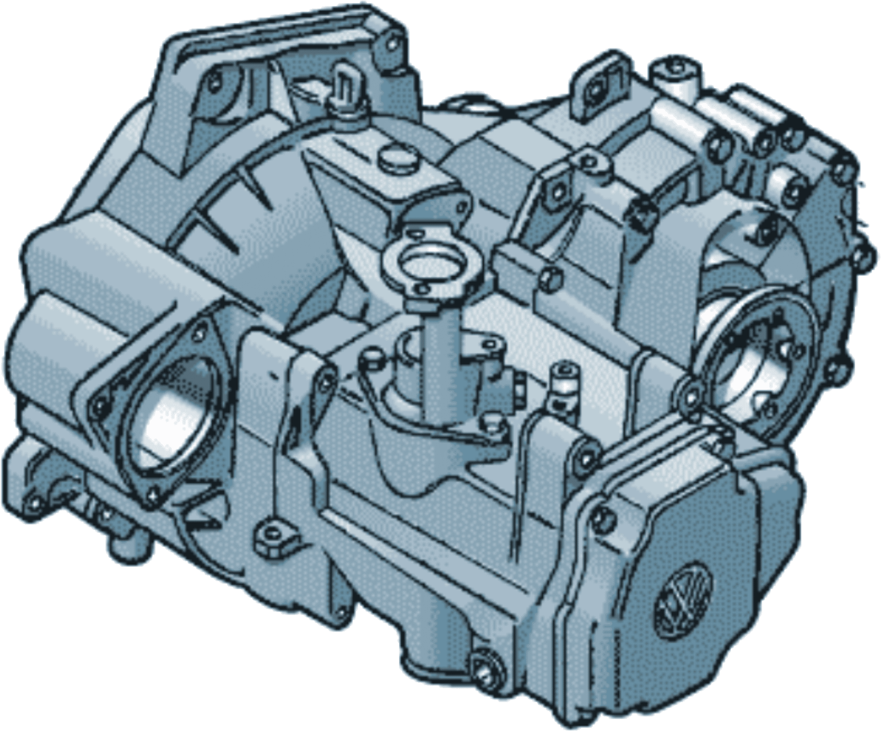 Boîte de vitesses Audi TT 1.8 TFSI reconstruite – Manuelle 5 vitesses – Réf. EGZ
