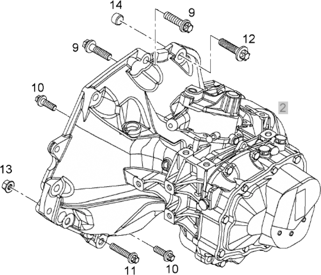 Boîte de vitesses Opel Corsa 1.4 Turbo reconstruite – Manuelle 5 vitesses – Réf. GM-AP4