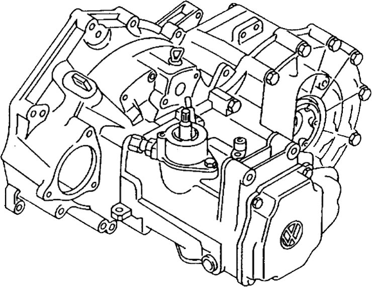 Boîte de vitesses Volkswagen Transporter 2.4 TDI reconstruite – Manuelle 5 vitesses – Réf. CRL