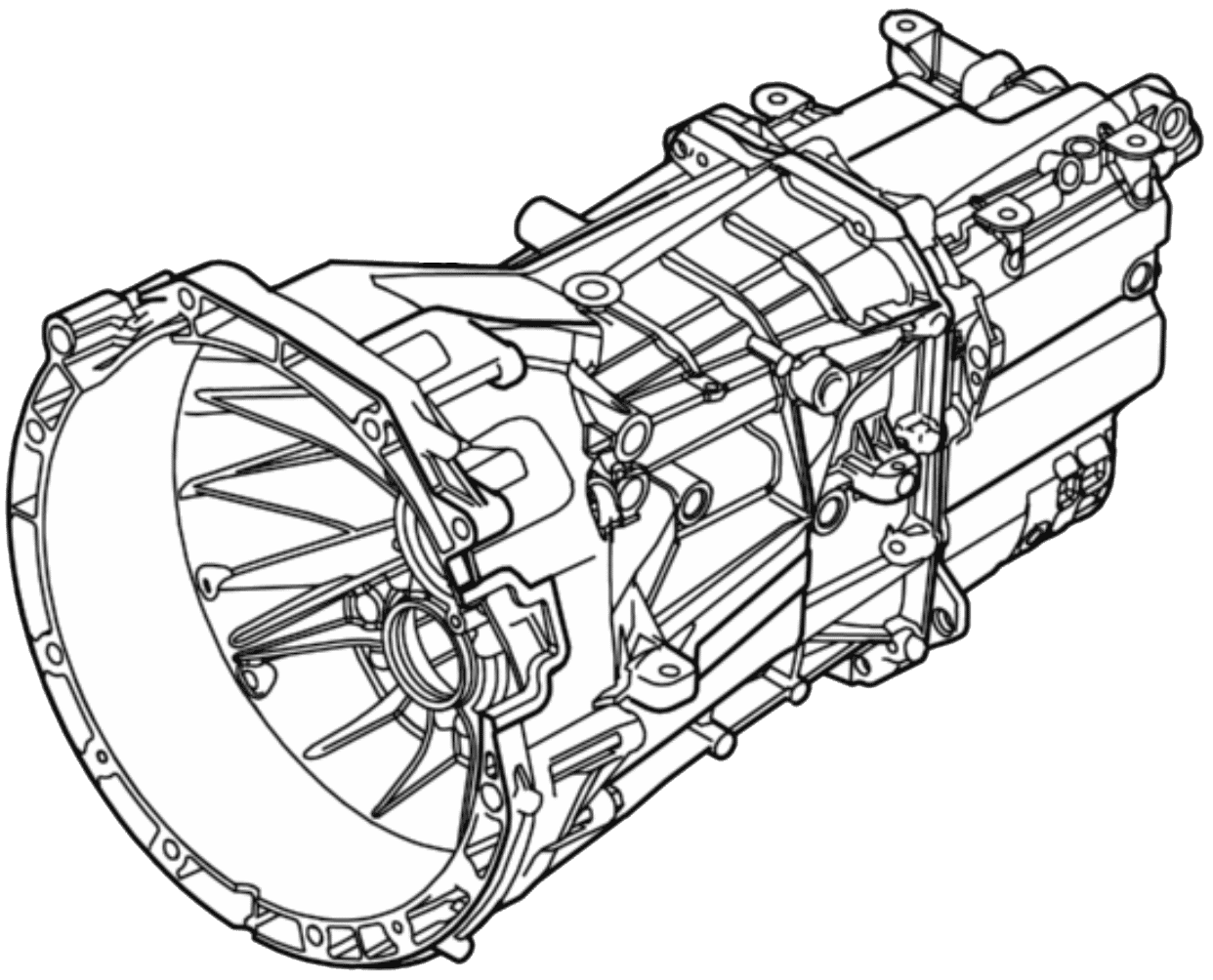 Boîte de vitesses Ford Transit 2.4 TDCi reconstruite – Manuelle 6 vitesses – Réf. 4C1R7003BB