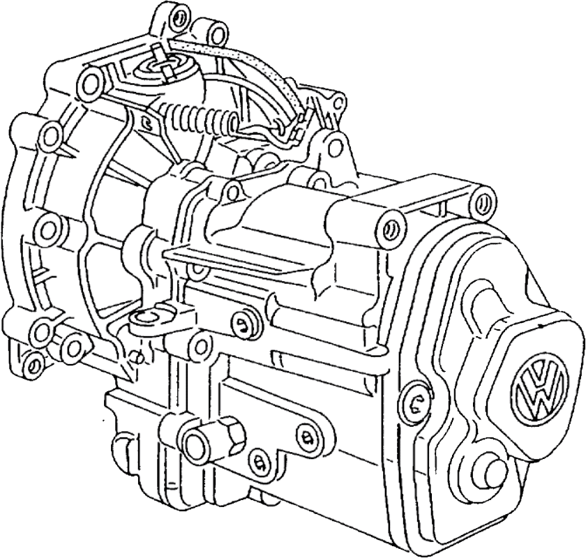 Boîte de vitesses Volkswagen Polo 1.4 reconstruite – Manuelle 5 vitesses – Réf. DKF