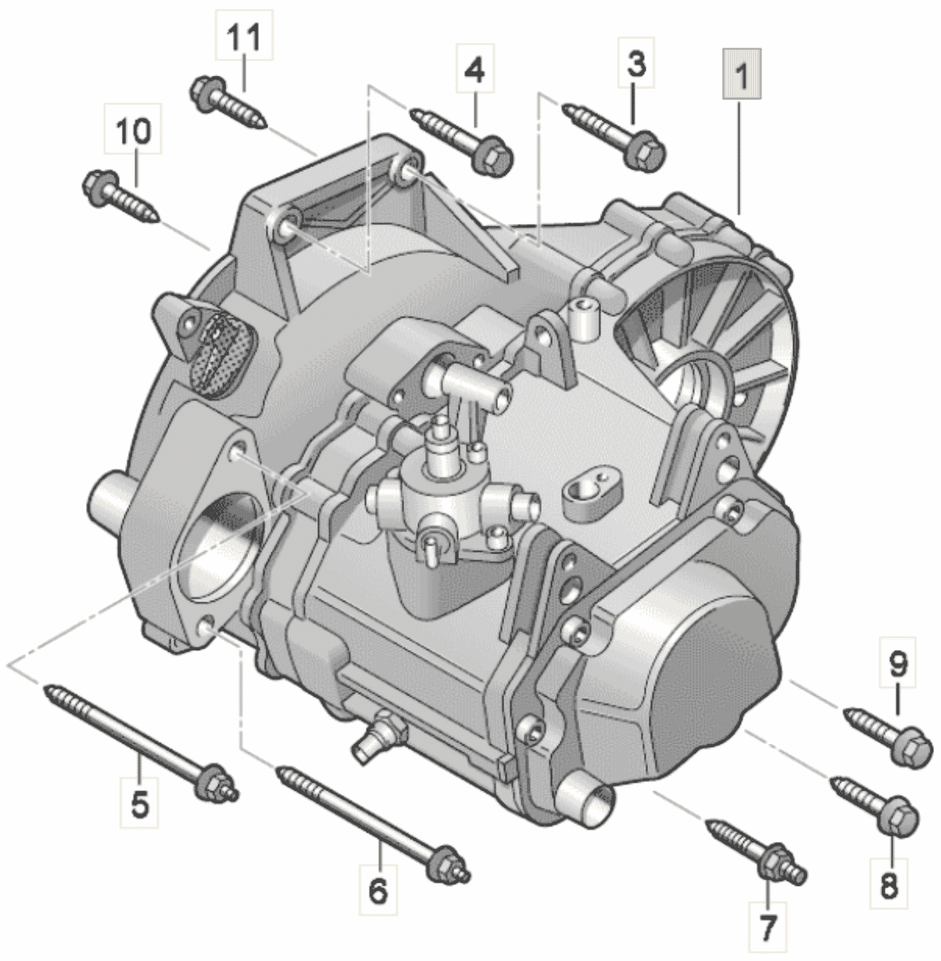 Boîte de vitesses Volkswagen Polo 1.0 TSI reconstruite – Manuelle 5 vitesses – Réf. SJD
