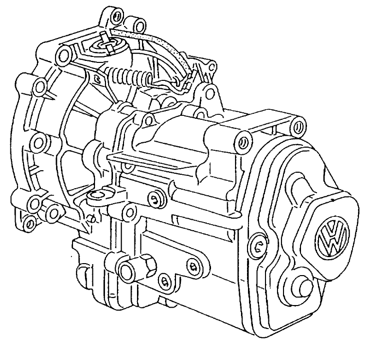Boîte de vitesses Volkswagen Polo 1.9 SDI reconstruite – Manuelle 5 vitesses – Réf. DED