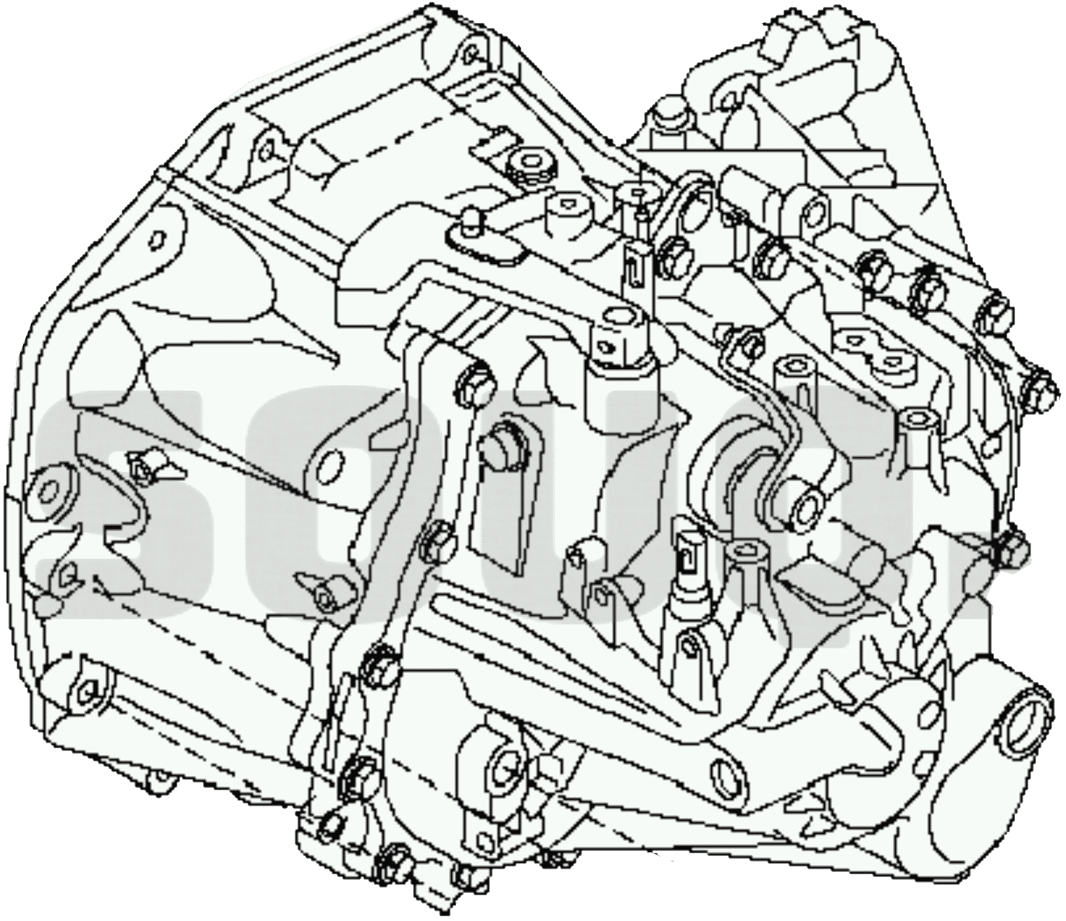 Boîte de vitesses Nissan Qashqai 1.6 dCi reconstruite – Manuelle 6 vitesses – Réf. ND4008