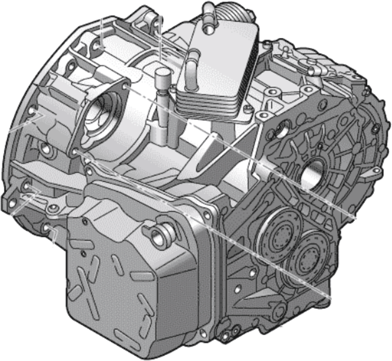 Boîte de vitesses Volkswagen Golf 2.0 TSI reconstruite – DSG 7 – Réf. SKX