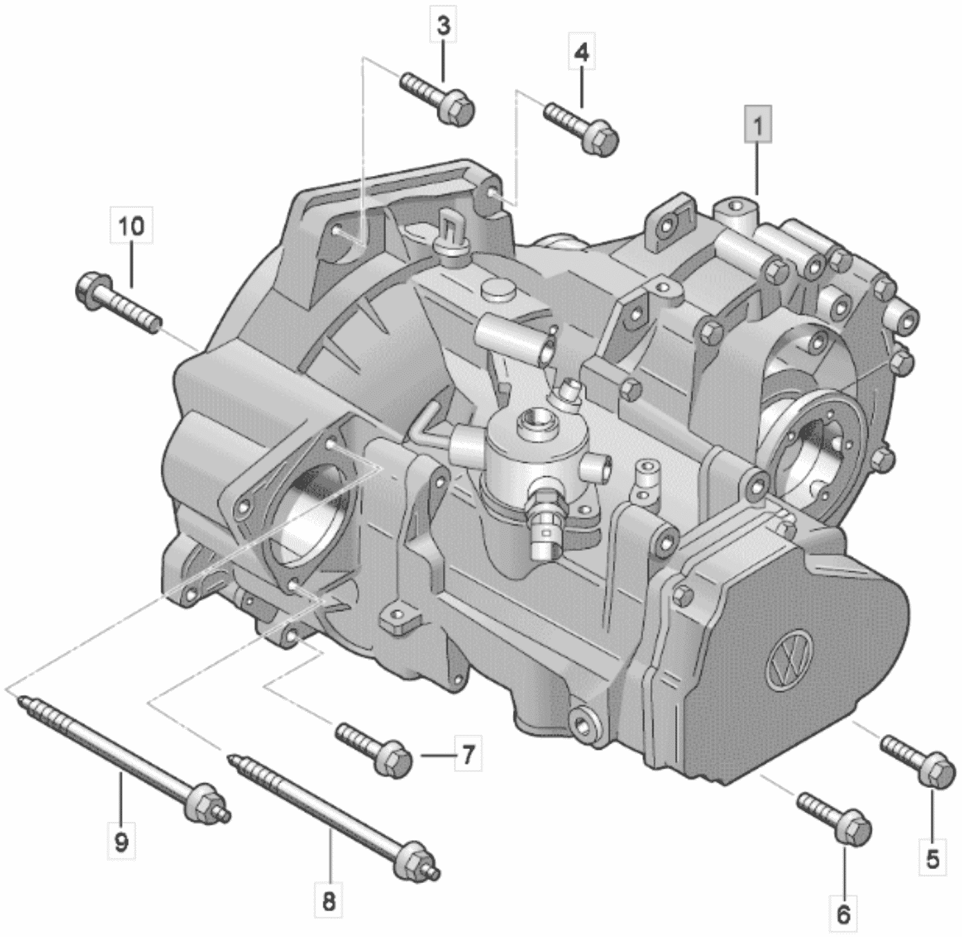 Boîte de vitesses Volkswagen Touran 1.6 TDI reconstruite – Manuelle 6 vitesses – Réf. MFR