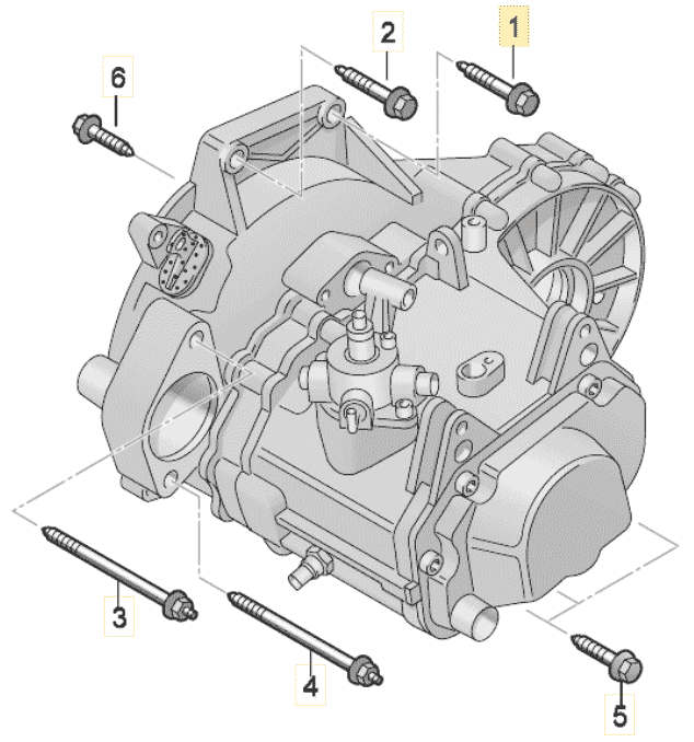 Boîte de vitesses Volkswagen Touran 1.6 reconstruite – Manuelle 5 vitesses – Réf. FZT